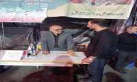تسهیل خدمات و پاسخگویی به نیازهای آموزشی در تجمعات شبانه نظرآباد با حضور میز ارتباط با مردم